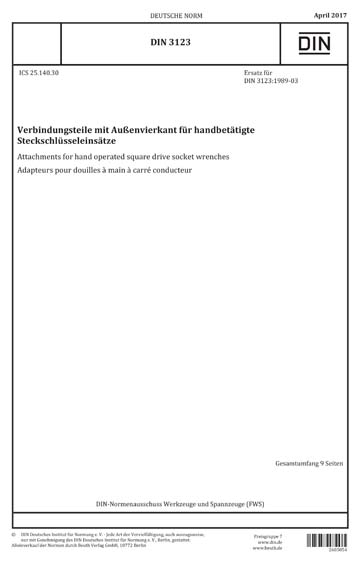Standards PDF Cover Page