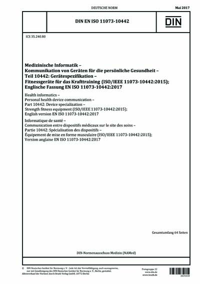 Standards PDF Cover Page