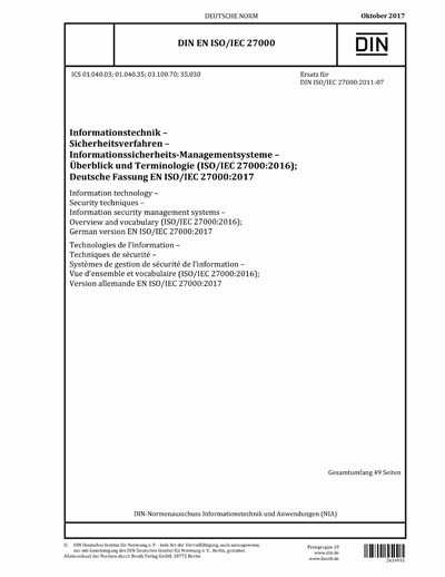Standards PDF Cover Page