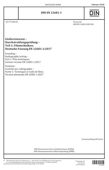Standards PDF Cover Page