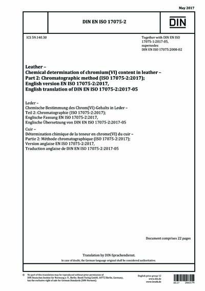 Standards PDF Cover Page