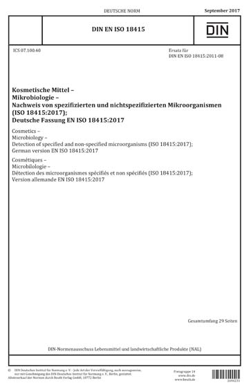 Standards PDF Cover Page