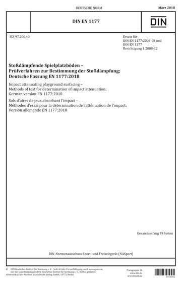 Standards PDF Cover Page