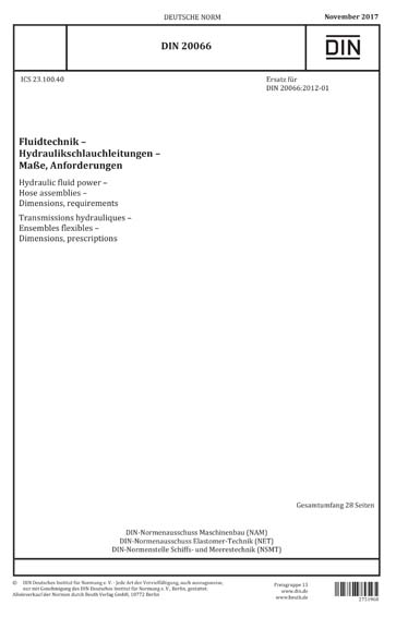 Standards PDF Cover Page