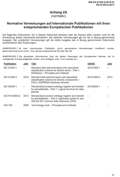 DIN EN 61360-6:2018 DE - Genormte Datenelementtypen mit ...