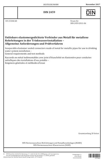 Standards PDF Cover Page
