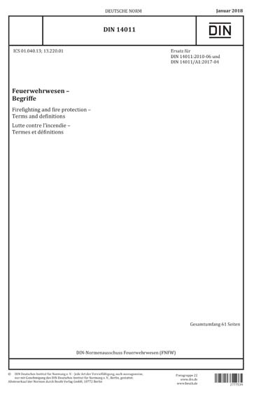 Standards PDF Cover Page