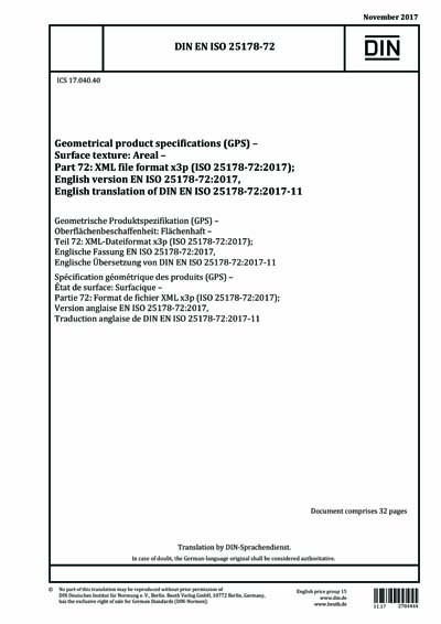 DIN EN ISO 25178-72:2017 - Geometrical product specifications (GPS ...