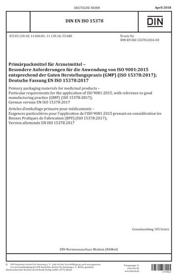 Standards PDF Cover Page