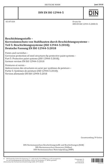 Standards PDF Cover Page
