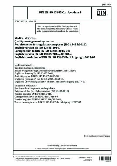 iso 13485 standard free download