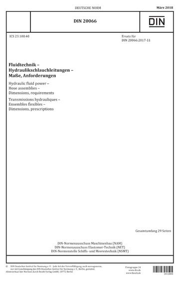 Standards PDF Cover Page