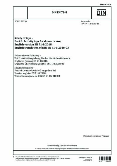 Standards PDF Cover Page