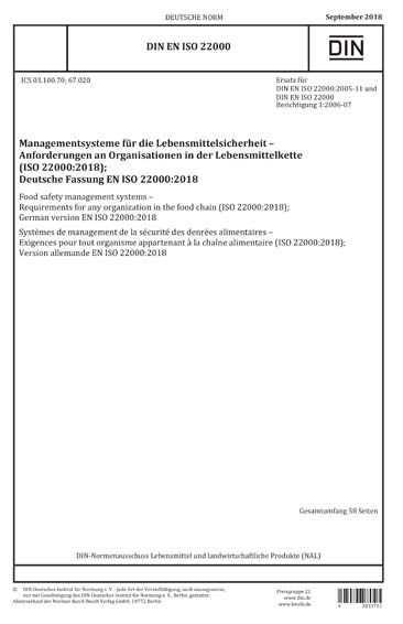 Standards PDF Cover Page