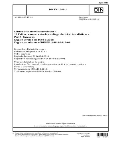 Standards PDF Cover Page