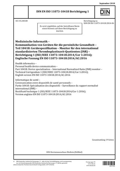 Standards PDF Cover Page
