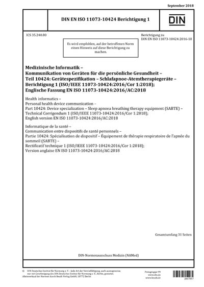 Standards PDF Cover Page