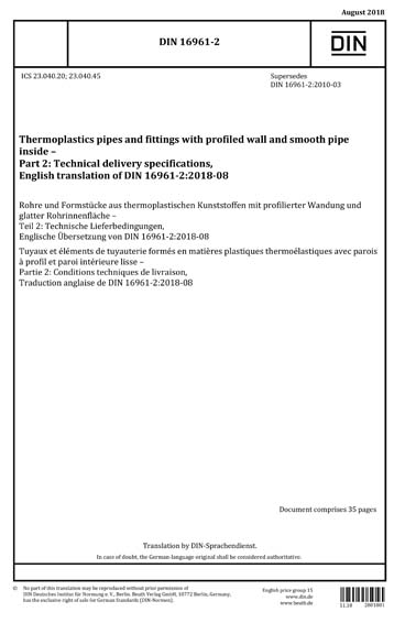Standards PDF Cover Page
