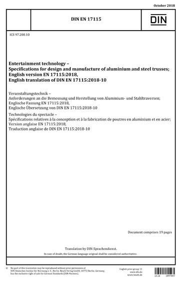 Standards PDF Cover Page