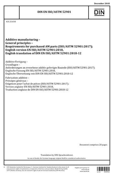 Standards PDF Cover Page