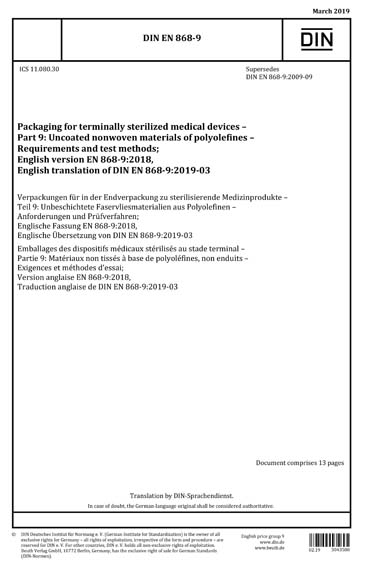 Standards PDF Cover Page
