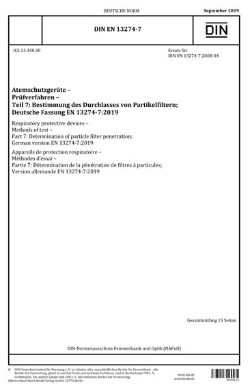 Standards PDF Cover Page