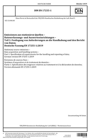 Standards PDF Cover Page