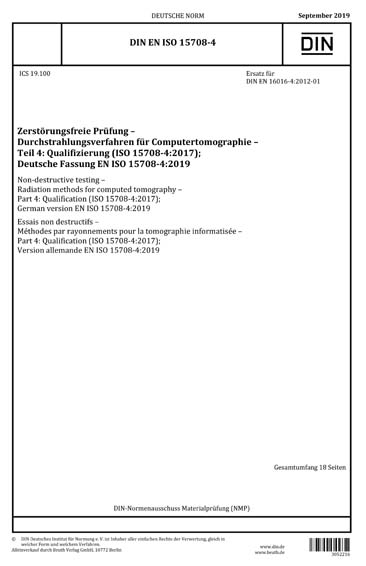 Standards PDF Cover Page