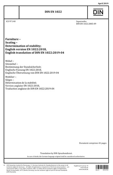 Standards PDF Cover Page
