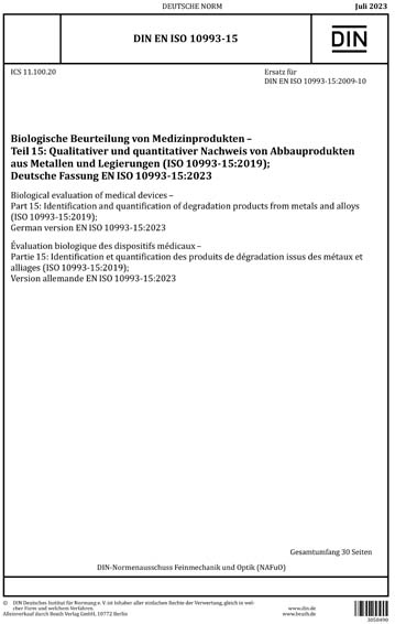 Standards PDF Cover Page