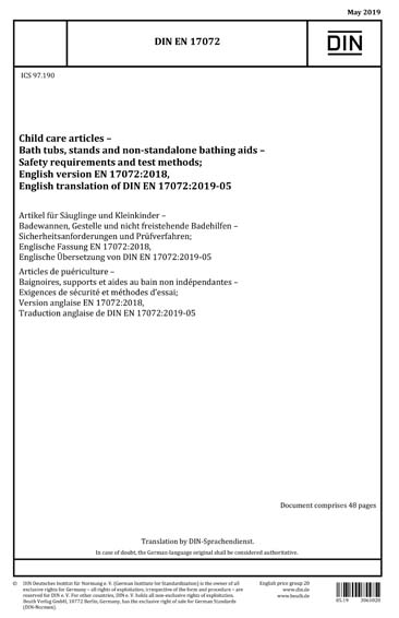 Standards PDF Cover Page