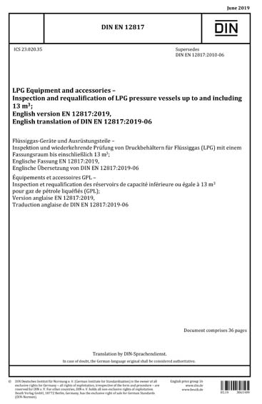 Standards PDF Cover Page