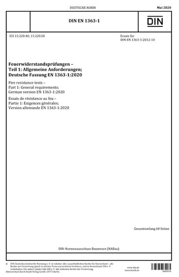 Standards PDF Cover Page