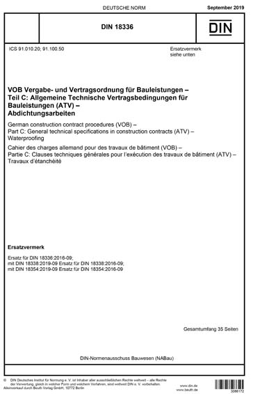 Standards PDF Cover Page