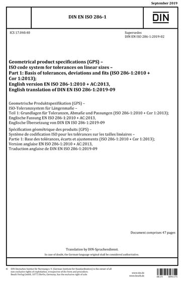 Standards PDF Cover Page
