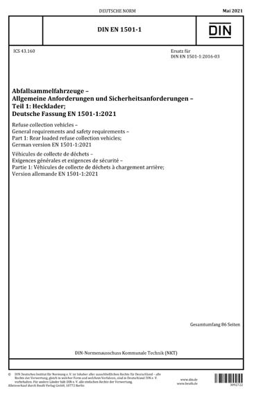 Standards PDF Cover Page