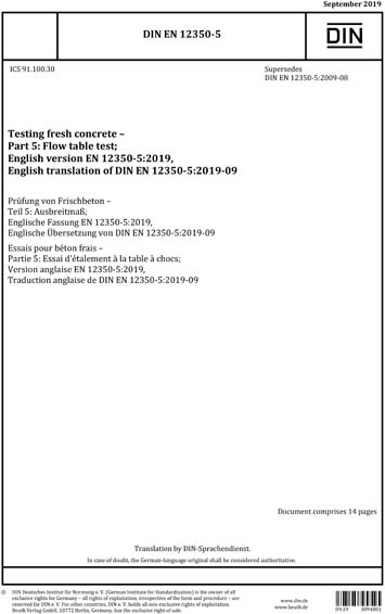 Standards PDF Cover Page