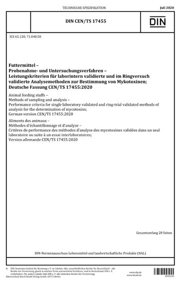 Standards PDF Cover Page