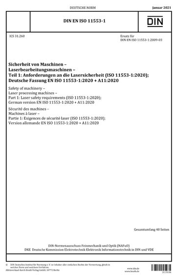 Standards PDF Cover Page