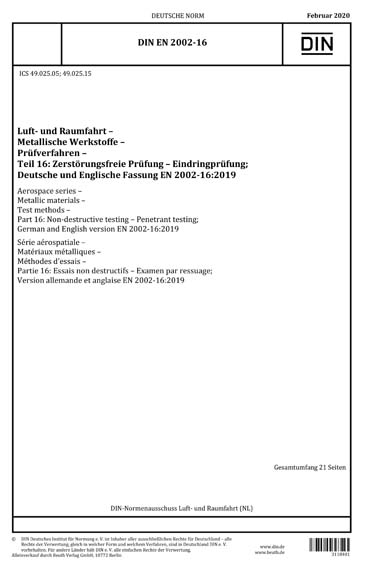 Standards PDF Cover Page