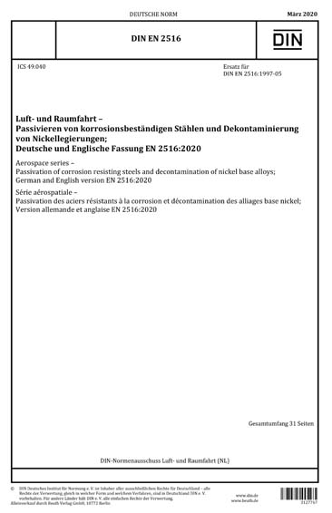 Standards PDF Cover Page