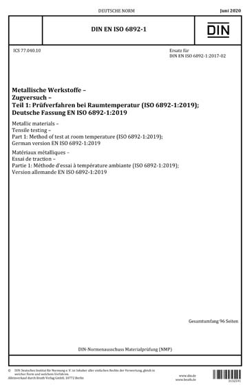 Standards PDF Cover Page