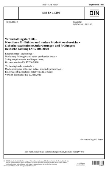 Standards PDF Cover Page