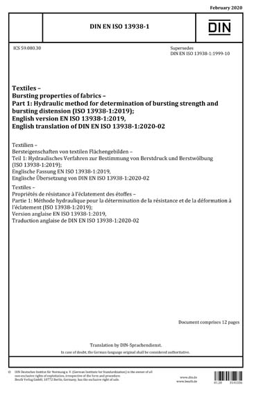 Standards PDF Cover Page