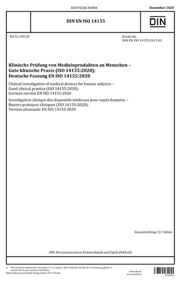 Standards PDF Cover Page