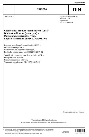 Standards PDF Cover Page