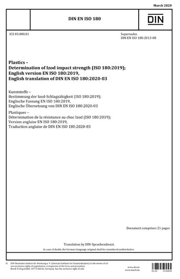 Standards PDF Cover Page