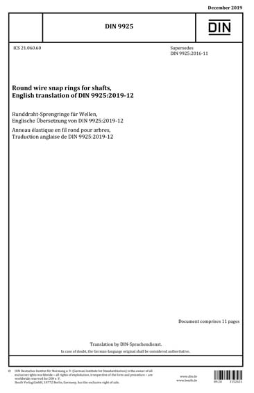 Standards PDF Cover Page