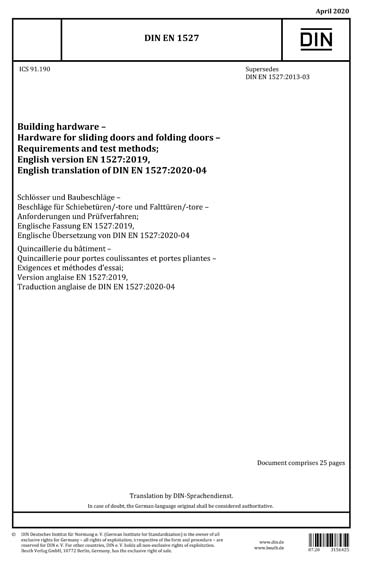 Standards PDF Cover Page