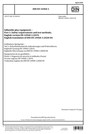 Standards PDF Cover Page